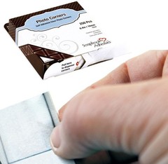 Archival Safe 250-Piece Clear Photo Corners for Memorable Displays & Projects