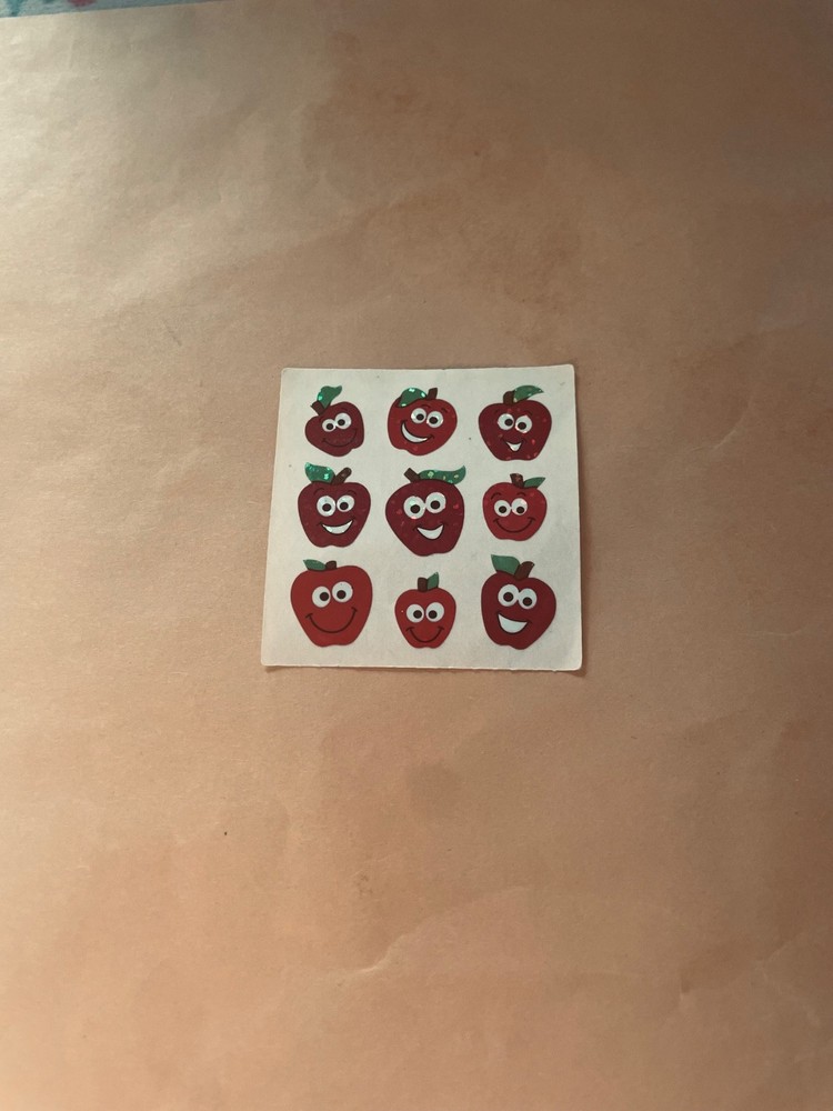 IVintage 1980s Sandylion Mini Apple Stickers