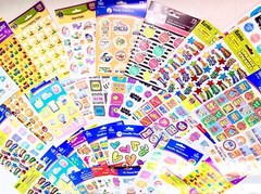 998 Stickers, Bold & Bright Sparkle Photo Album accents Arts & Crafts decoration