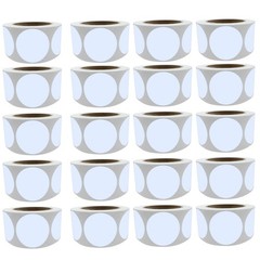 Round Sticker Label roll 5cm (50mm) – 12000 Pack