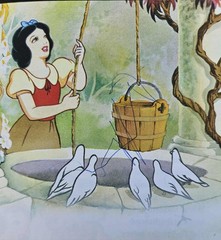 Vintage Disney Snow White and the Seven Dwarfs Great Scrapbook or Sticker Images