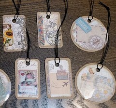 Lot 10 Junk Journal Gift Tags Tickets Cards Vintage Ephemera Crafts Scrapbook