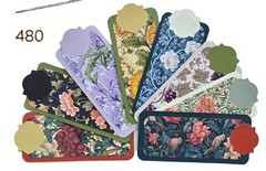 William Morris Inspired Tall Tags – Junk Journals Planners Scrapbooks Ephemera