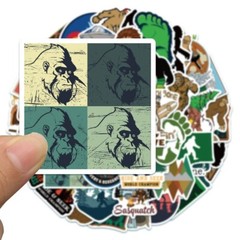 50X Bigfoot Sasquatch Jungle Mountain Stickers Scrapbook Skateboard Bike Hiking