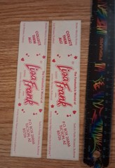 Lisa Frank Sticker Strips Unicorns
