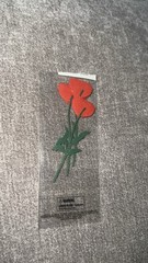 Red Rose Scrapbook Stickers Jolees EK Success Flowers Long Stem C009B