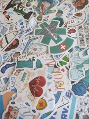 Nurse Stickers – Lot of 25 Random Stickers