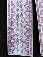 Creative Imaginations Renae Lindgren 5.5x12inch Sticker ~ Baby Girl Lot Of 5