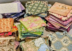 50 Pc. Mixed Lot Scrapbook Paper Cardstock Card Making Junk Journal Collage
