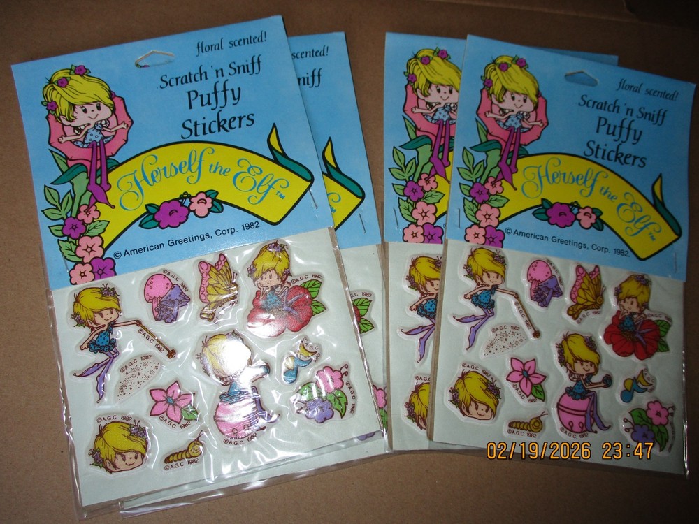 Herself The Elf Scratch N Sniff Puffy Stickers