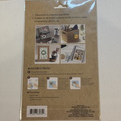 Crafters Square Rub On Transfers Lot Of 5 As Pictured NEW