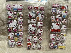 Retro Vintage Look Hello Kitty 3D Bubble Puffy Stickers 3 sets (#19)
