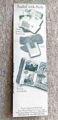 36 Fossler Christmas Seals Stickers Embossed Foil Holly Flower Tree Marian Heath