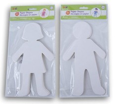 Paper People (Boy, Girl) Shapes – 30 Count