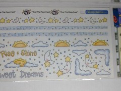 Stickopotamus Over The Moon Press Stickers Baby Scrapbook Binder Photo Safe New