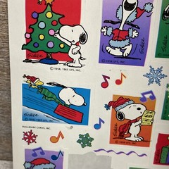 VTG Peanuts Characters Snoopy Stickers 1958, 1965 United Feature Syndicate