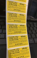 100pc Thank You for Your Purchase eBay Stickers Labels ENVELOPE LABELS 2″x1”