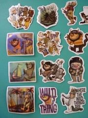 Where The Wild Things Are Vinyl Sticker Lot (26) pcs Maurice Sendak Book #2