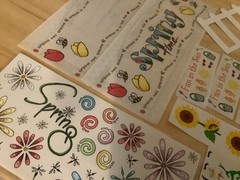 Spring Summer Garden Scrapbooking stickers LOT Mrs Grossman’s Creative Memories