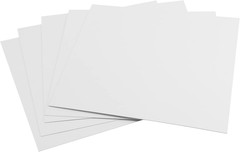 50 Sheets 12 X 12 Inch White Chipboard, 1MM Thick Medium Weight Chipboard Sheets