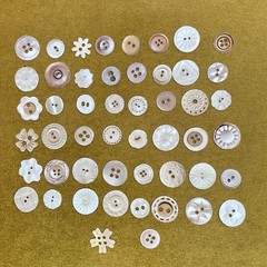 Vintage Style Button Cardstock Stickers Scrapbooking Junk Journaling Collage