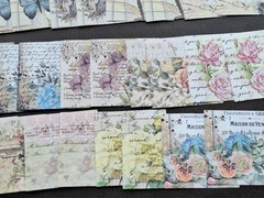 200 Pc Ephemera Petite 2 3/4 X 2 3/4 Dec Garden Series Floral Paper Pack Pack A
