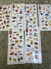 Lot/6 Tie Me To The Moon Miss La De Da Collection Food Favorites