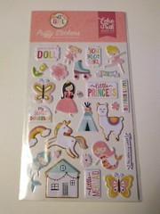 Crafts EP Puffy Stickers All Girl Unicorn Roller Skate Princess Mermaid Rainbow