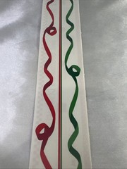 Mrs Grossman’s CHRISTMAS BORDER Design Lines: Retired Red & Green Ribbons 1997