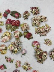 Anna Griffin 3D Dimensional Engravings Roses Spring Garden Floral Flowers 200Pcs