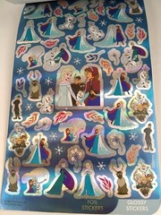 Disney Elsa Frozen 150 Stickers Kids Puffy Glitter Foil Glossy Sticker Book 3+