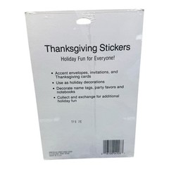 1980s Forget Me Not Thanksgiving Stickers American Greetings 4 Sheets Sealed