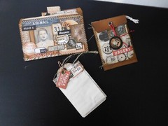 Junk Journal Add On OOAK File Envelope Note Pad Ephemera Tags Choice Of Set