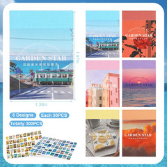 300 Sheets Washi Sticker Set, Aesthetic Washi Stickers for Journaling Decorative