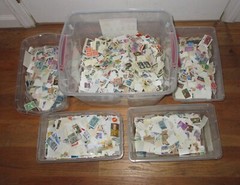 500 Postage Stamps for Crafting