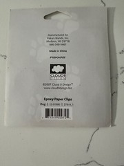 Cloud 9 Design Series Photo Banner II Epoxy Paper Clips 7Pc Dog Themed Scrapbook