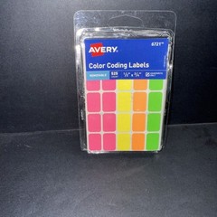 1 Pack Avery Removable Discontinued Stationary Color Coding Labels, 450 Ct
