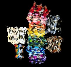 Huge Lot DMC Cross Stitch Floss Great Color Variety Some Metallic 545+ (2.6lbs)