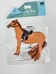 EK Success Dimensional Embellishments Horse 1 Piece