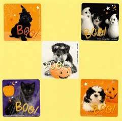 10 Rachael Hale Boo Crew Large Stickers – Halloween – Cat, Dog, Kitten, Puppy