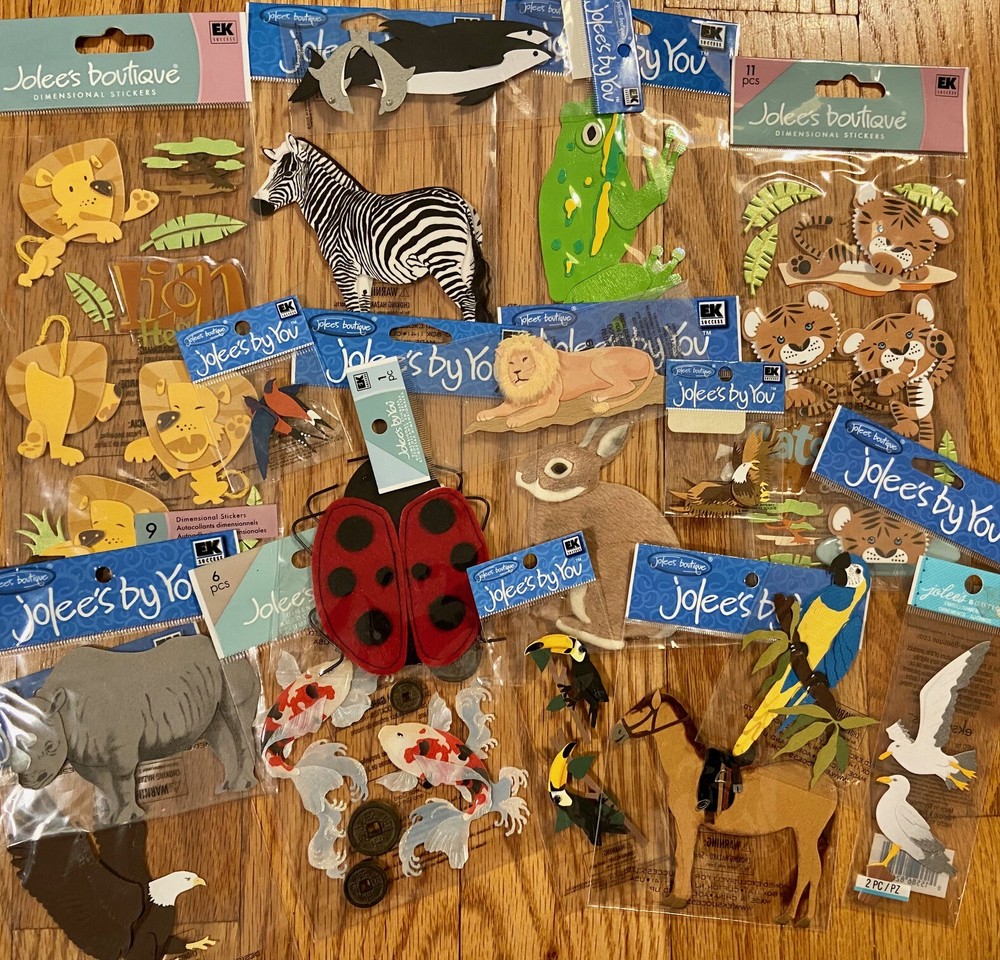 *Just Reduced! Jolee’s ANIMALS & INSECTS! Some Rare! YOU CHOOSE! Ships Free!
