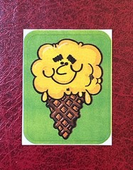 Vintage Scratch and Sniff Sticker- Banana Scent