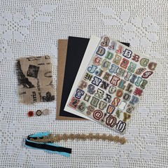 Hello 12×12 Scrapbook Kit by Jen Hadfield/American Crafts and others