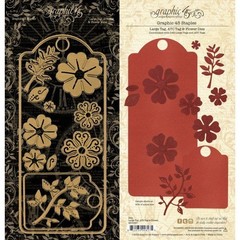 GRAPHIC 45 «METAL DIES» ALL 3 TAG DIES-LARGE, ATC, SQUARE & REGULAR SCRAPJACK’S