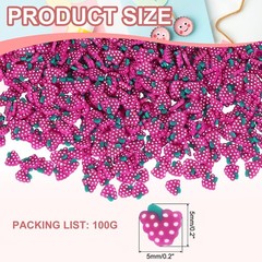 Polymer Clay Slices, 100g Grape Slice Fruit Art Slices, Purple