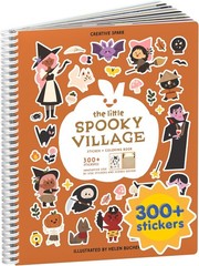 Halloween Spooky Village Sticker Activity Book – 300+ Stickers for Ages 2-8