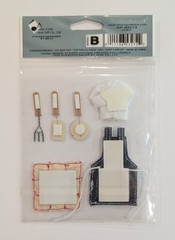 Jolee’s Chef Food Cooking Utensils Apron Hat Scrapbooking Stickers