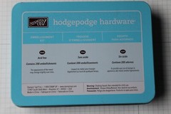 Stampin’ Up! Hodgepodge Hardware Silver Brads Plates