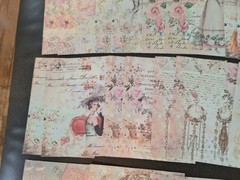 100pc Scrapbooking JJ Craft Kit Eph Paper Pack Victorian.Characters New Design