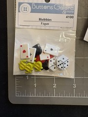 Buttons Galore Assorted Vegas HOBBIES Theme Buttons Set for Sewing & Crafts